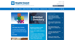 Desktop Screenshot of hospitalcouncil.org